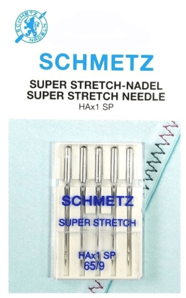 Иглы Schmetz супер-стрейч HAx1 SP 65/9, 5 шт