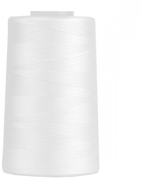 Нитки Sewing Thread 40/2 5000 ярд. цвет - белый 100% п/э
