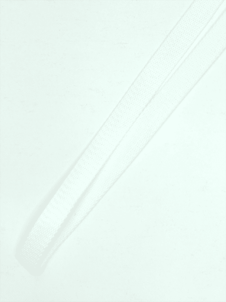 Шнур плоский 12 мм Белый п/э